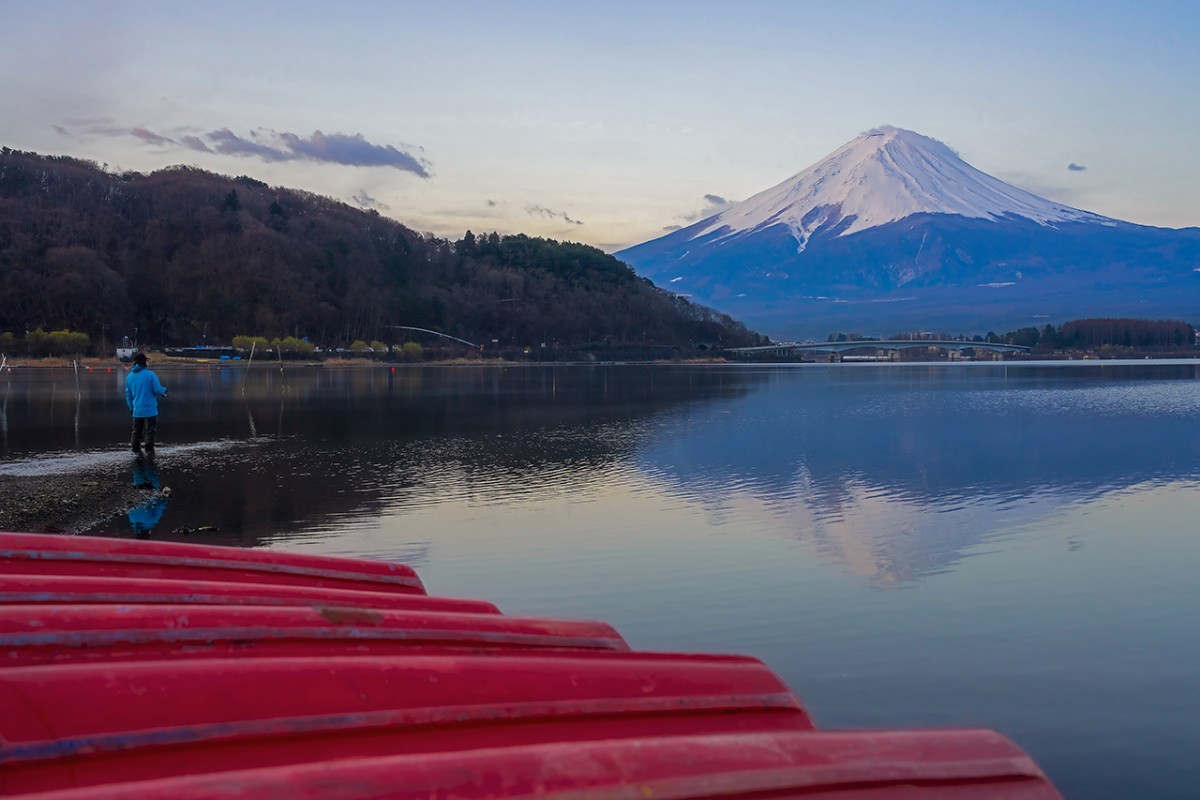 Japonya’nın doğal güzelliklere sahip Fuji Dağı ve Yamanakako Gölü