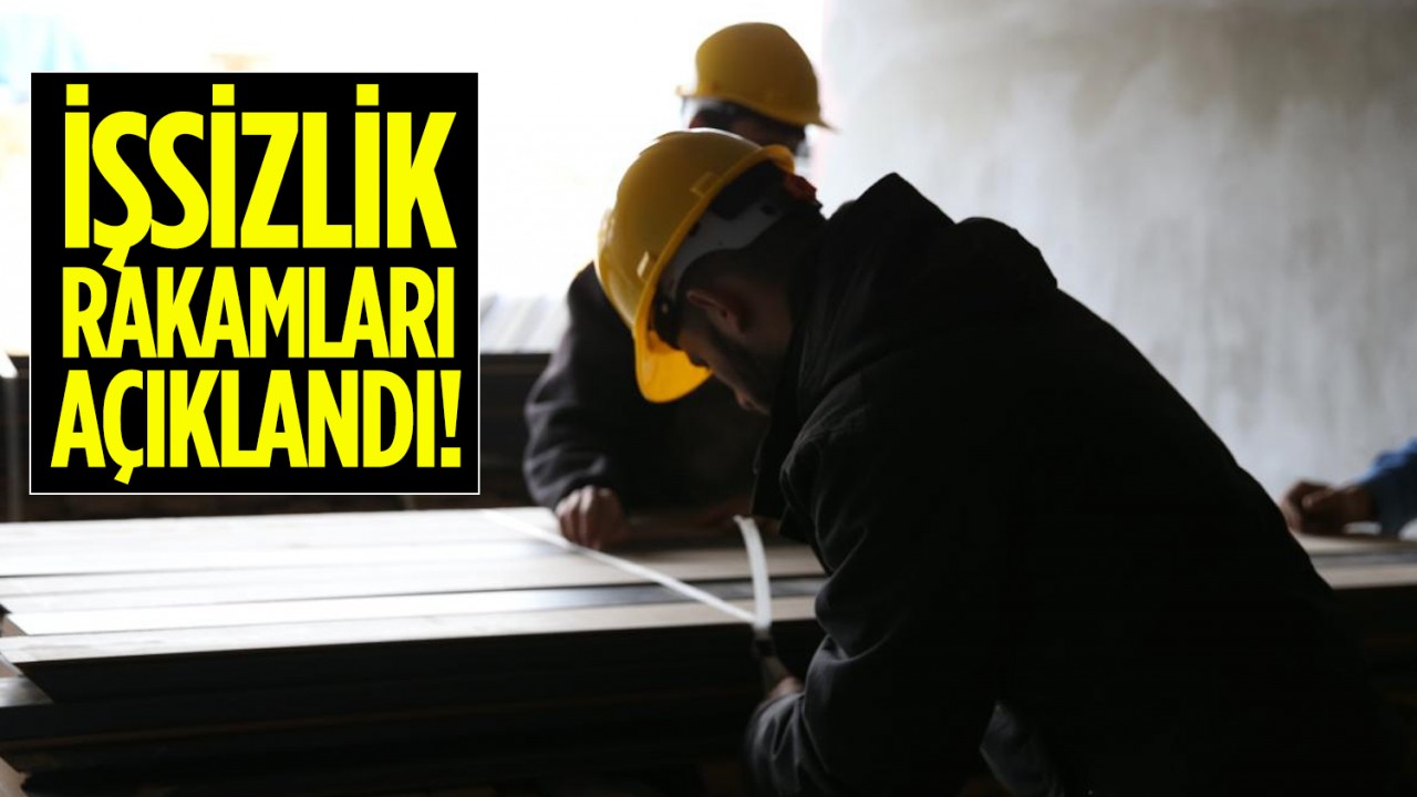 İşsizlik rakamları açıklandı