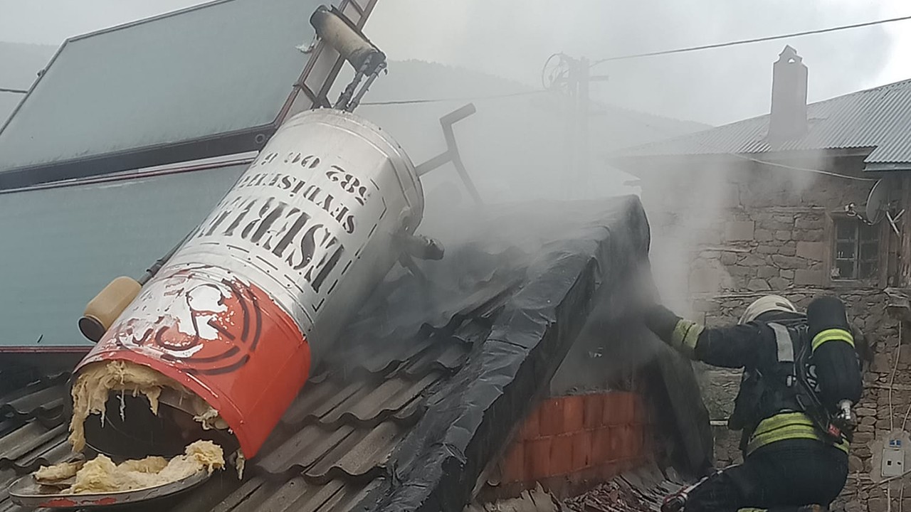 Seydişehir'de bir evde çıkan yangın söndürüldü