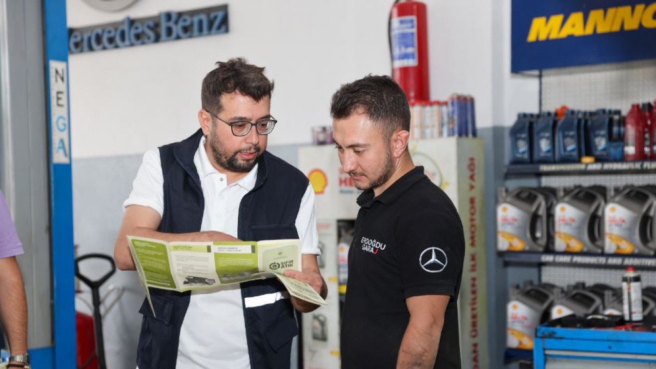 Selçuklu'da sanayi esnafı atık yönetimi konusunda bilgilendiriliyor