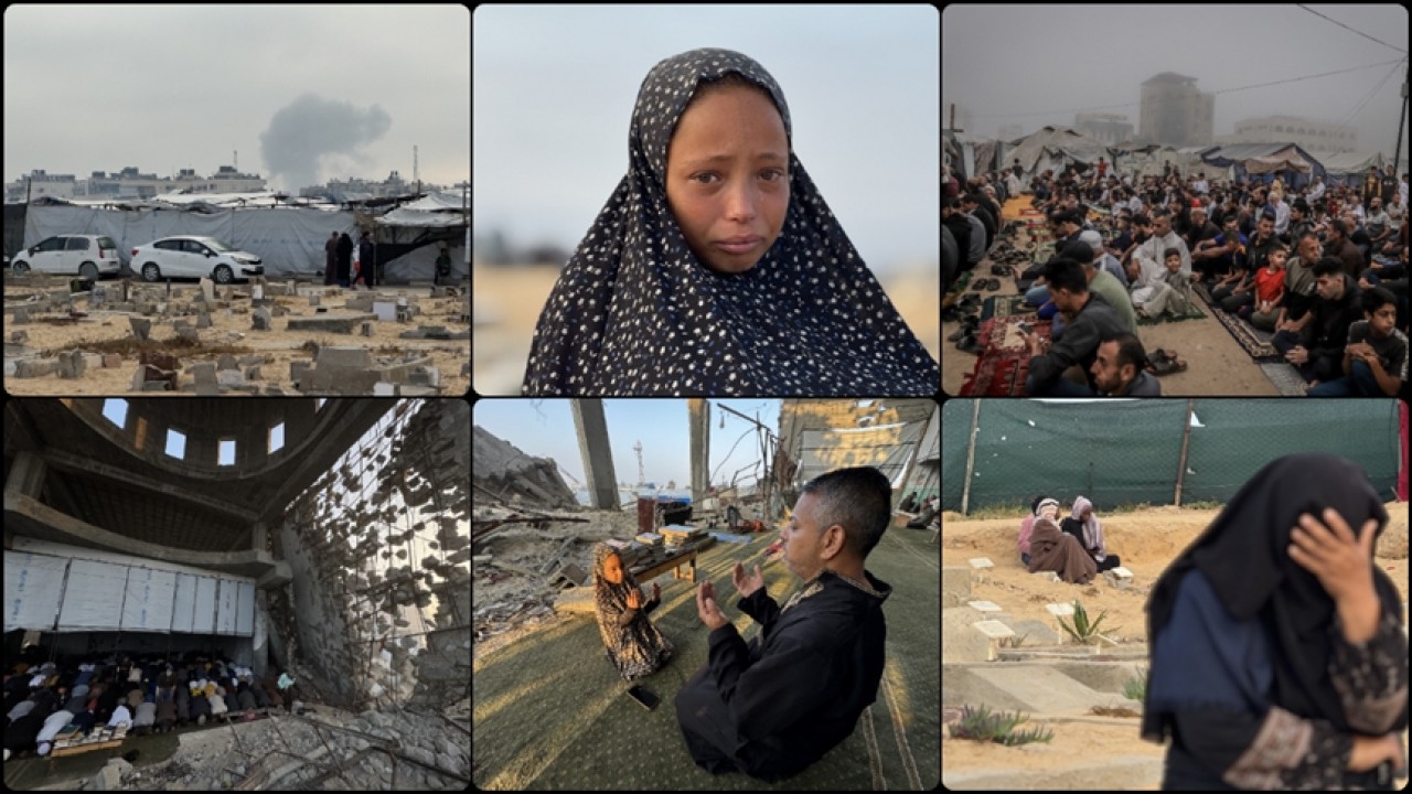 İsrail, bayram sabahı da Gazze Şeridi'ne saldırılarına devam etti