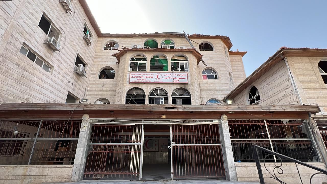 DSÖ, Gazze'nin güneyindeki Emel Hastanesinin hizmet dışı kaldığını bildirdi