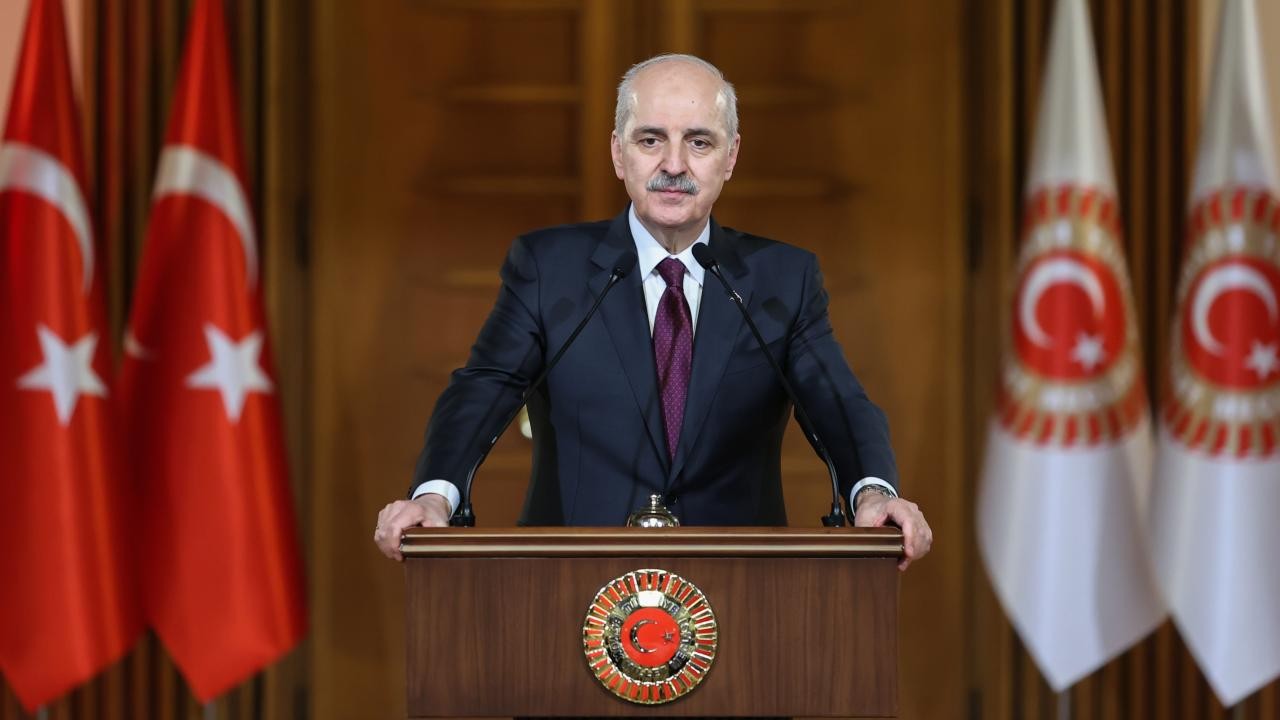 TBMM Başkanı Kurtulmuş, grup başkanları ve grup başkanvekilleriyle bir araya geldi