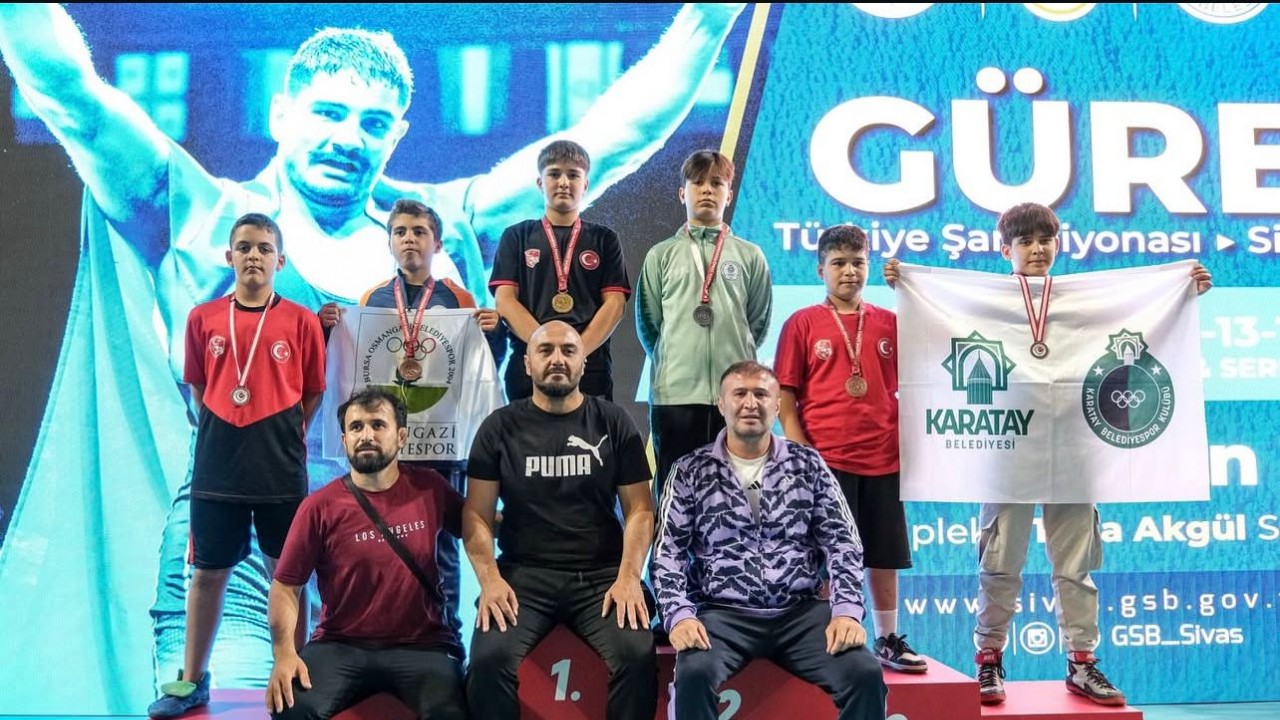 Karatay’ın güreşçilerinden Türkiye Şampiyonası’nda büyük başarı