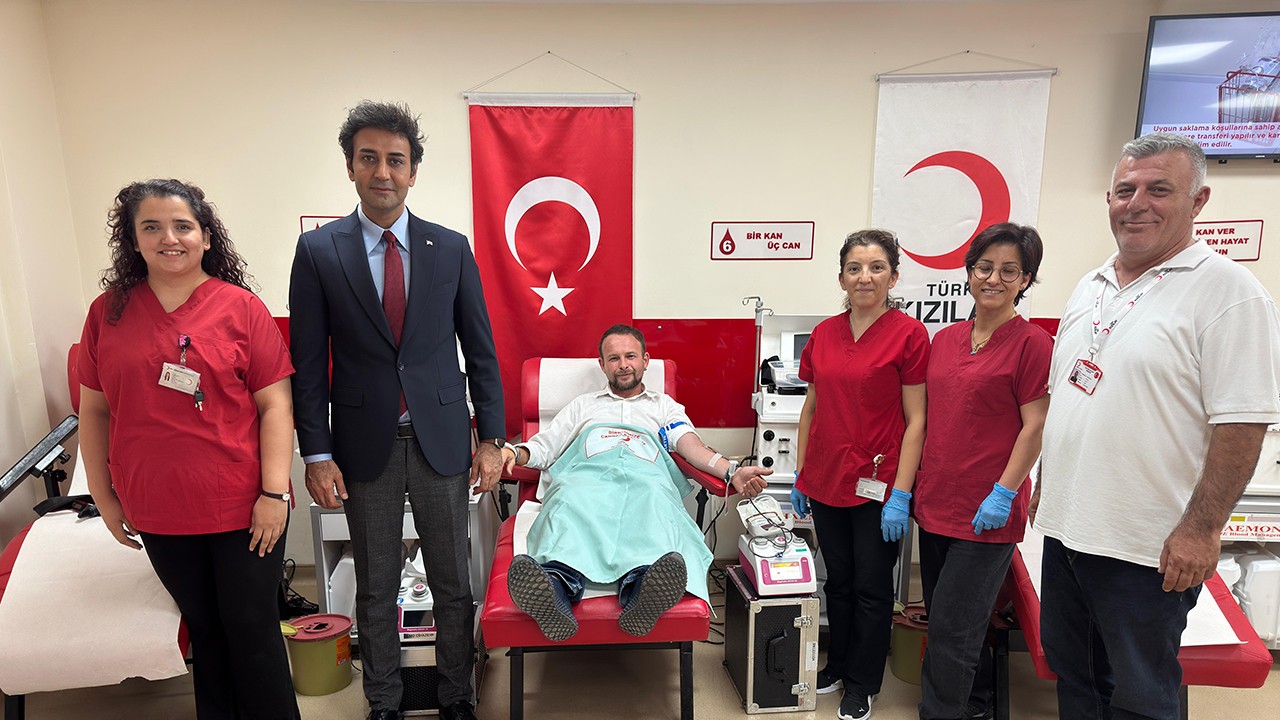 Rekortmen baba miras olarak oğluna "kan bağışı duyarlılığı" bıraktı