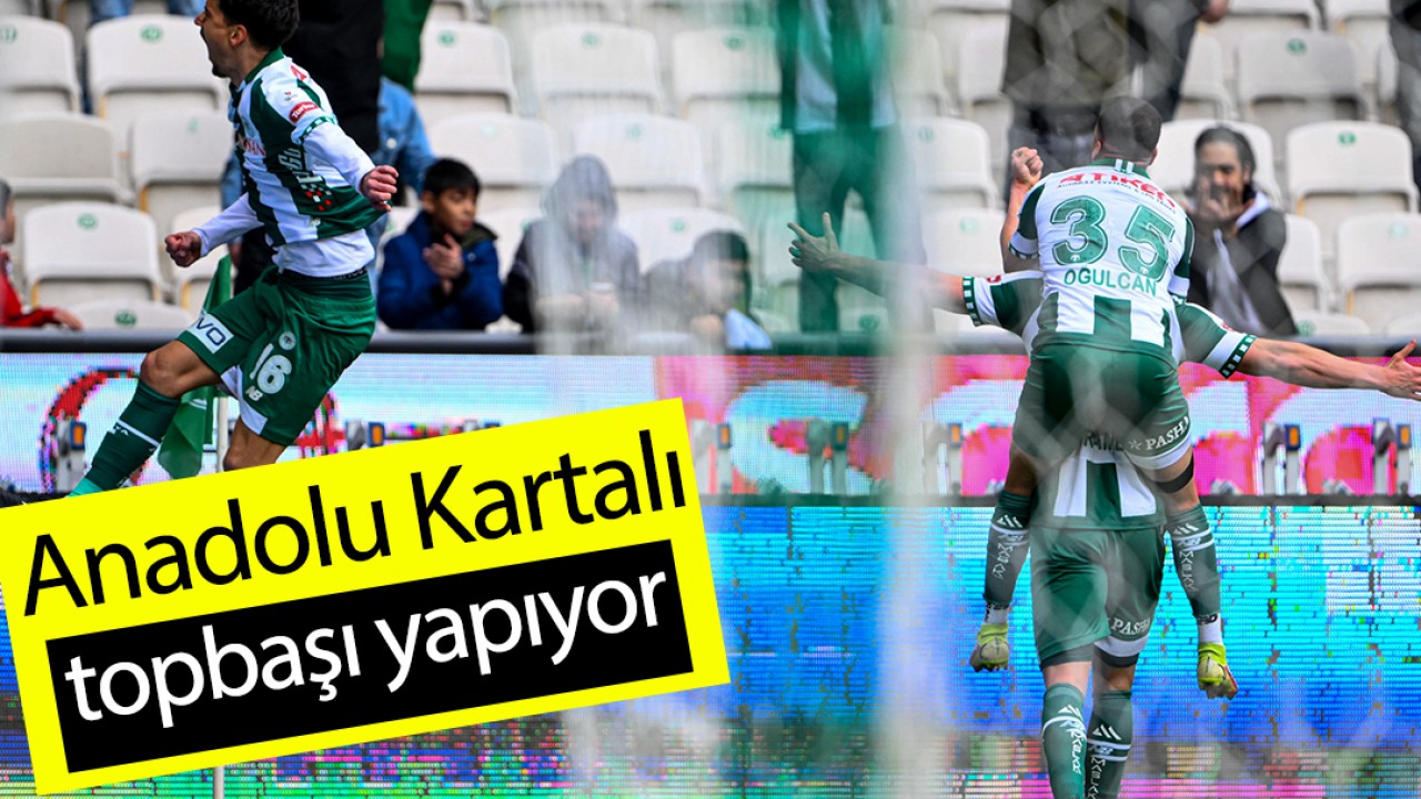 Anadolu Kartalı topbaşı yapıyor