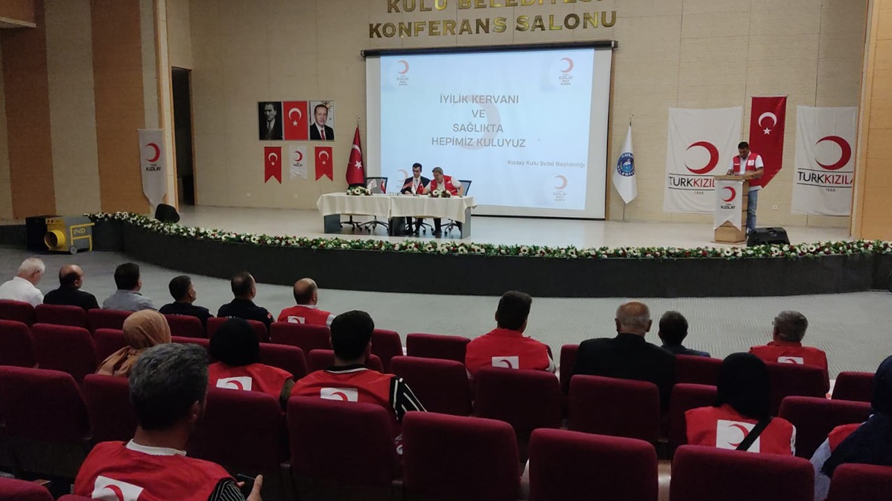 Kulu'da "İyilik Kervanı ve Sağlıkta Biz Kuluyuz" temalı program düzenlendi
