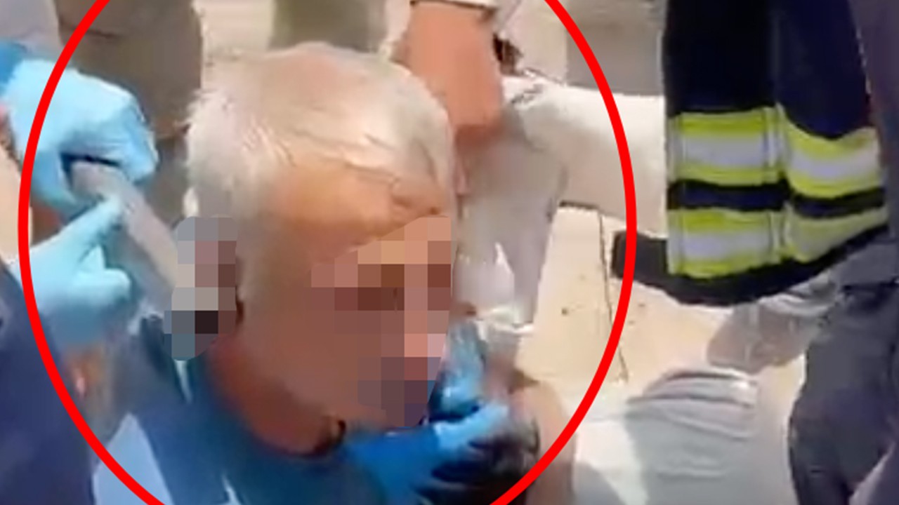 Arkeolojik kazı çalışmalarında başına demir saplanan işçi yaralandı