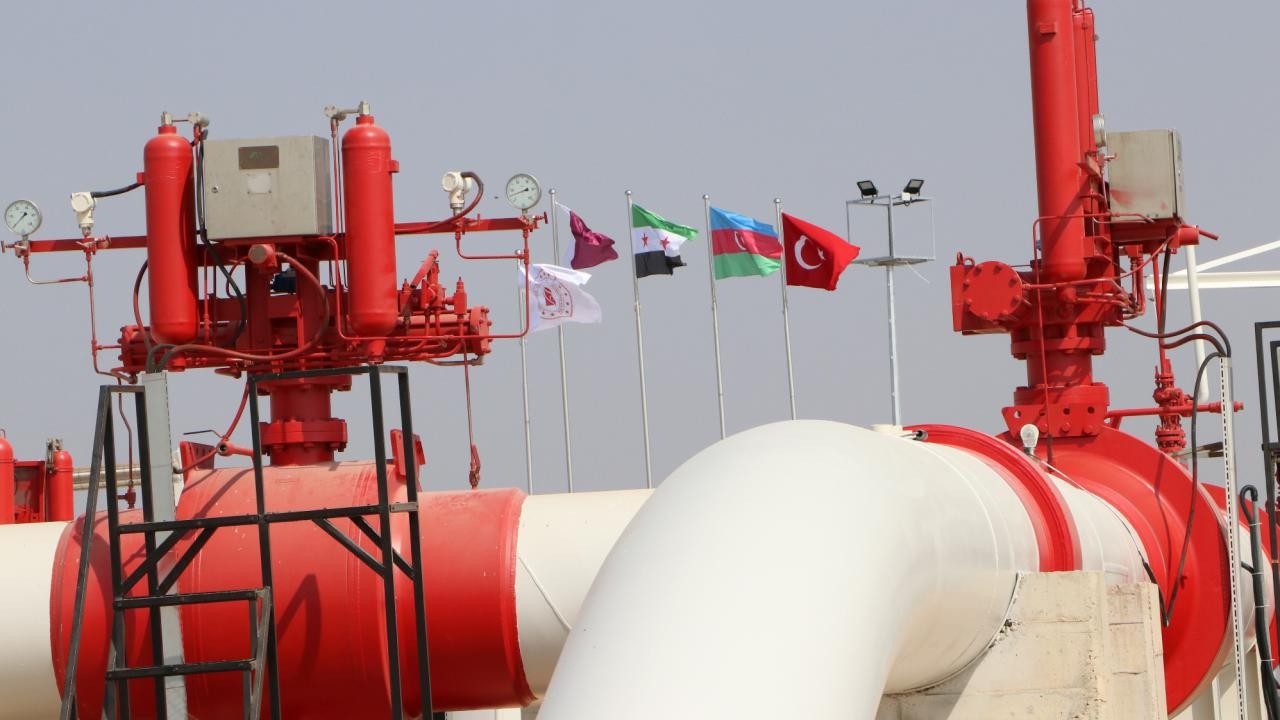 Azerbaycan doğal gazı, Türkiye-Suriye Boru Hattı üzerinden Humus iline ulaştı
