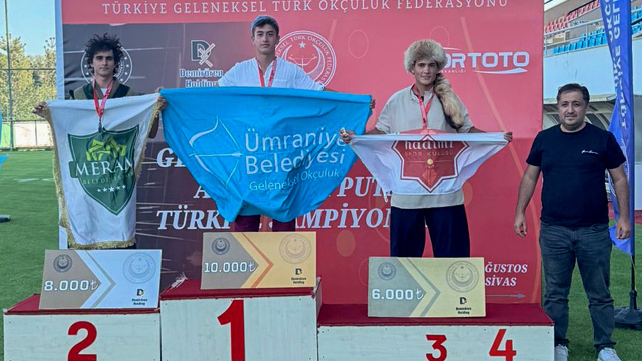 Meramlı sporcular yine zirvede