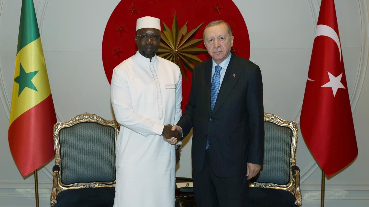 Cumhurbaşkanı Erdoğan, Senegal Başbakanı Sonko’yu kabul etti