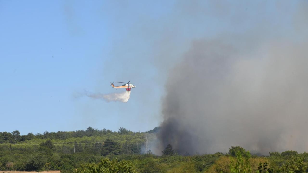 Çanakkale’deki yangınlar kontrol altında