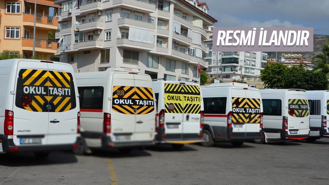 Konya’da 2025-2026 eğitim yılı öğrenci servis hizmeti alımı