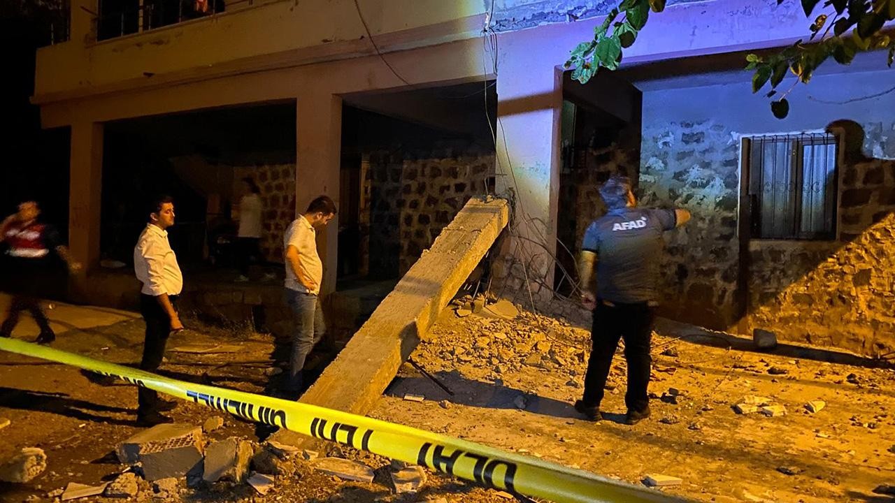 Balkon çökmesi sonucu 2'si çocuk 5 kişi yaralandı