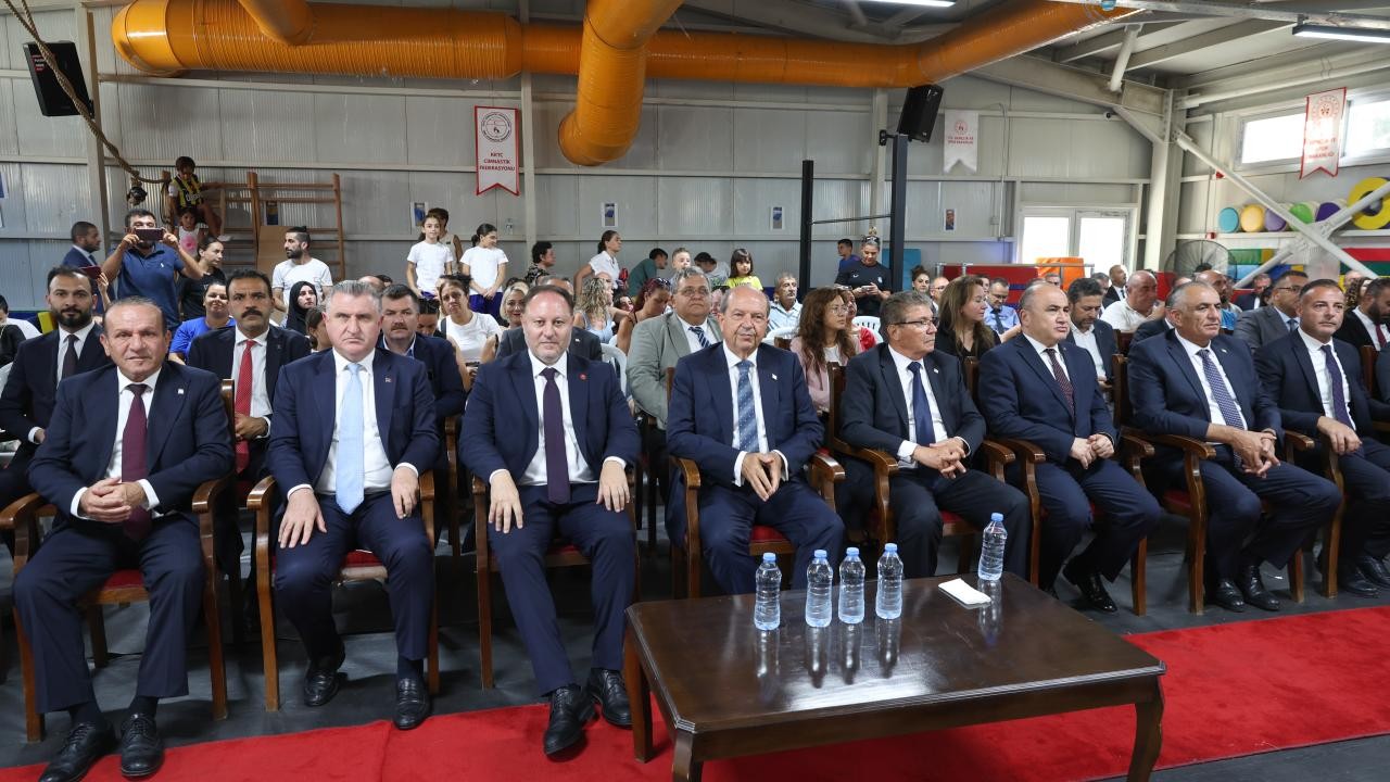 KKTC'de, Türkiye'nin katkıları ile yapılan spor tesisleri için toplu açılış töreni düzenlendi