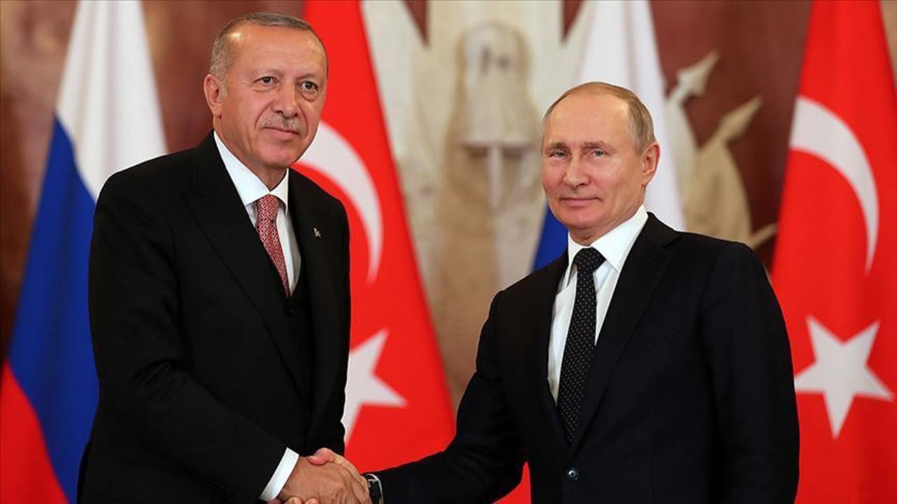 Cumhurbaşkanı Erdoğan, Vladimir Putin ile görüştü