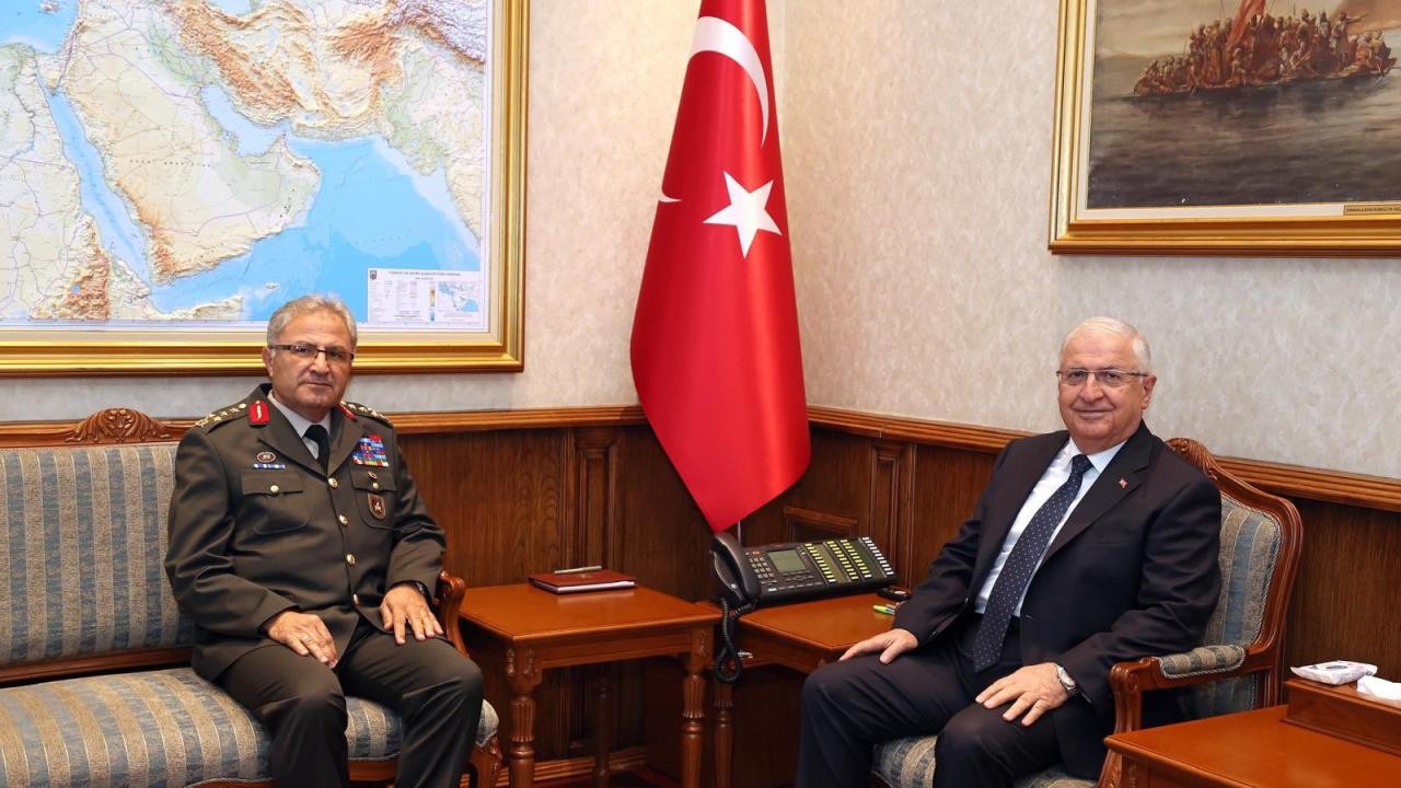 Bakan Güler, Kara Kuvvetleri Komutanı Orgeneral Tokel'i kabul etti