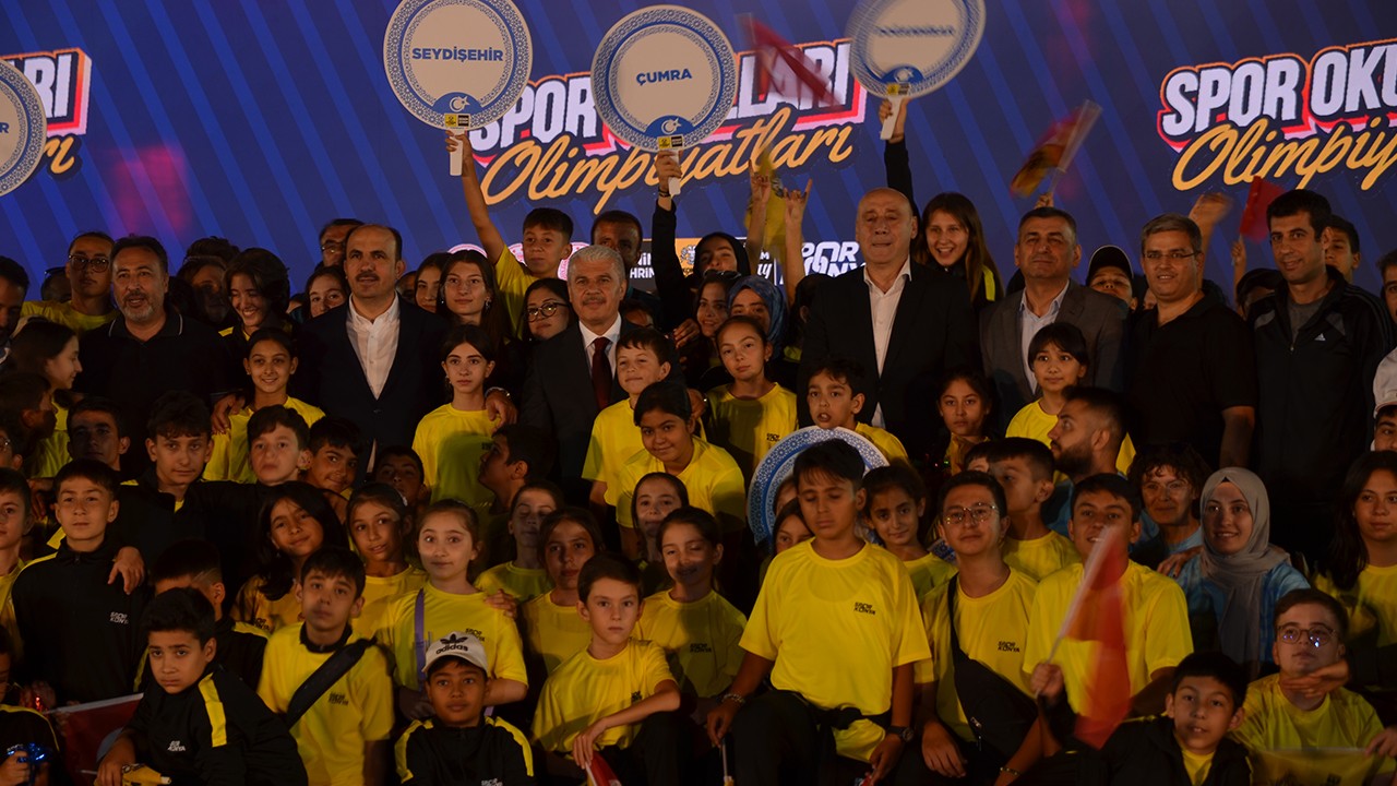 Konya'da "İlçe Spor Okulları Olimpiyatları" başladı