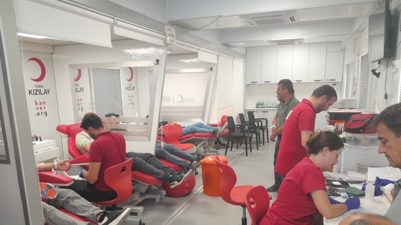 Karapınar'da kan bağışına yoğun ilgi