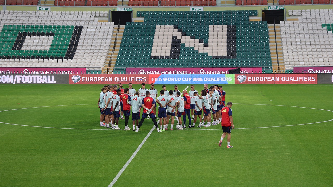 İspanya, Türkiye maçının hazırlıklarını tamamladı