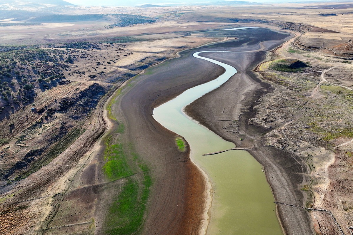 Konya’da kuraklığın etkisiyle su kaynakları dip seviyeleri gördü