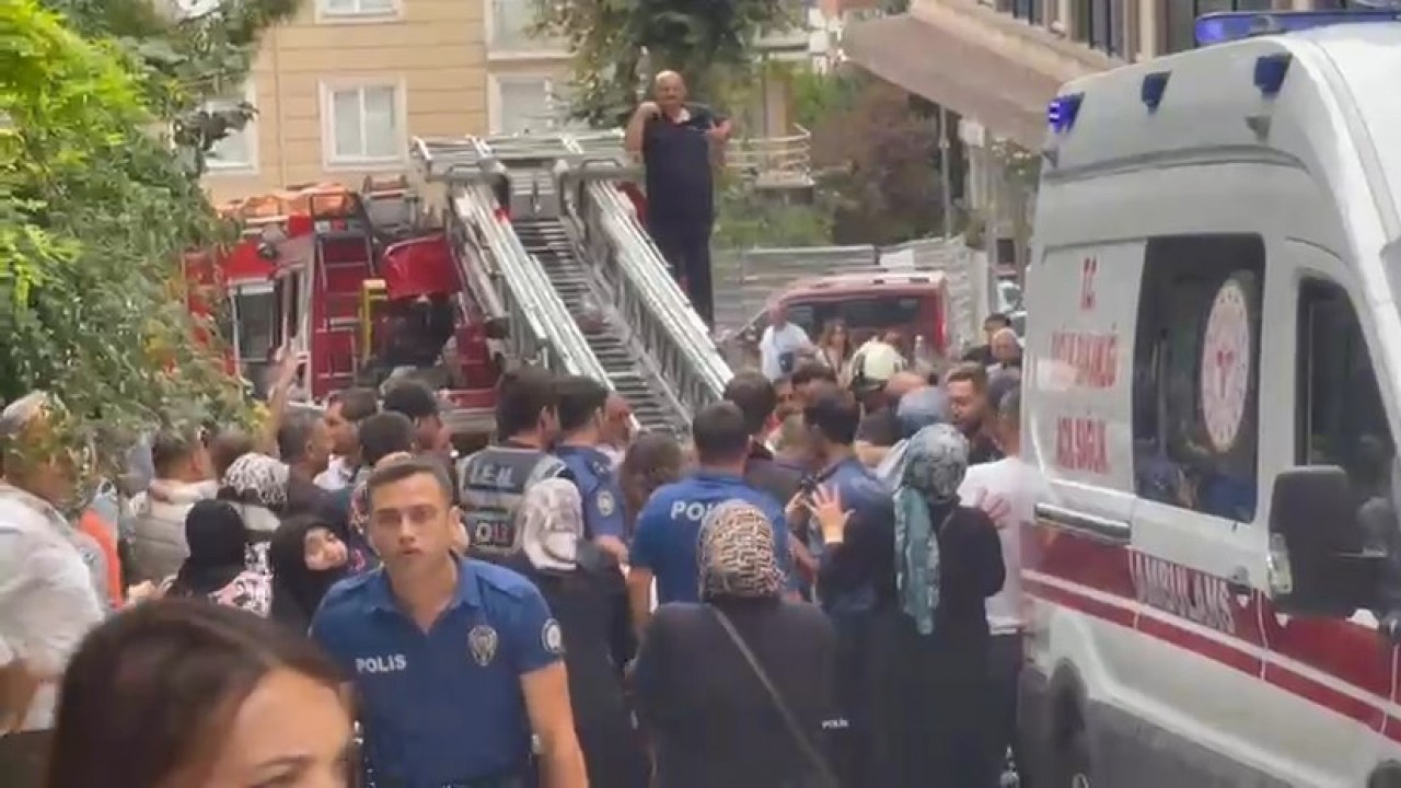 5 katlı binada yangın: 1 ölü, 5 yaralı