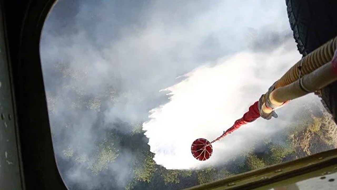 Karabük'te orman yangını