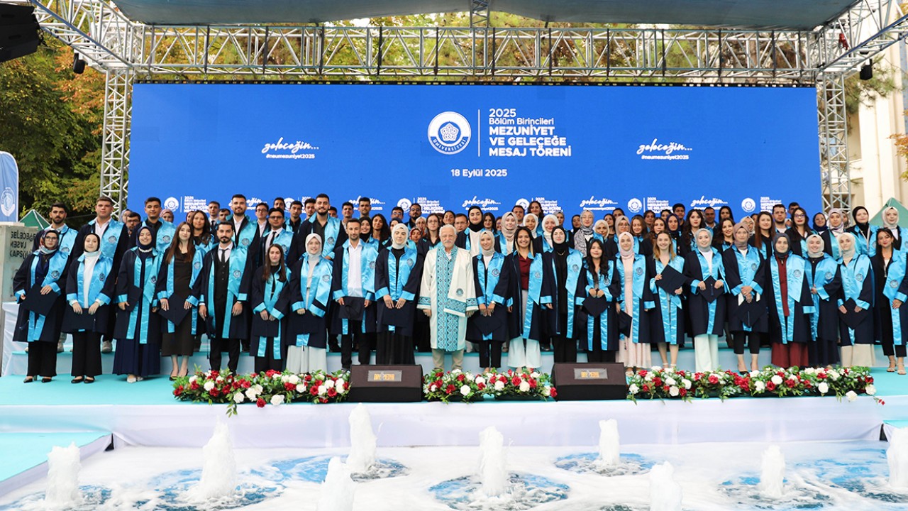 Necmettin Erbakan Üniversitesinde “Bölüm Birincileri Mezuniyet ve Geleceğe Mesaj Töreni” coşkusu