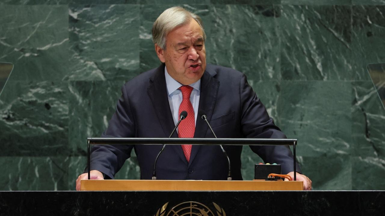 Guterres, İsrail'in şiddeti küresel barışı tehdit edecek şekilde derinleştirdiğini söyledi