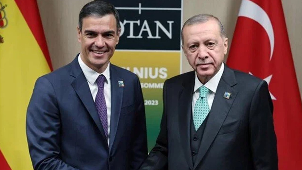 Cumhurbaşkanı Erdoğan, İspanya Başbakanı Sanchez ile görüştü