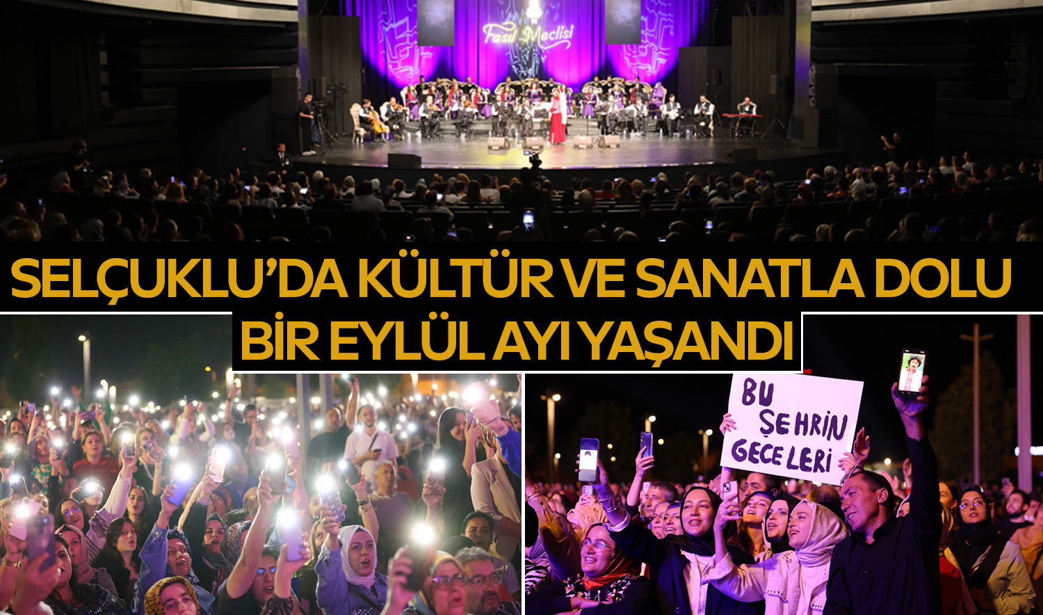 Selçuklu’da kültür ve sanatla dolu bir Eylül ayı yaşandı