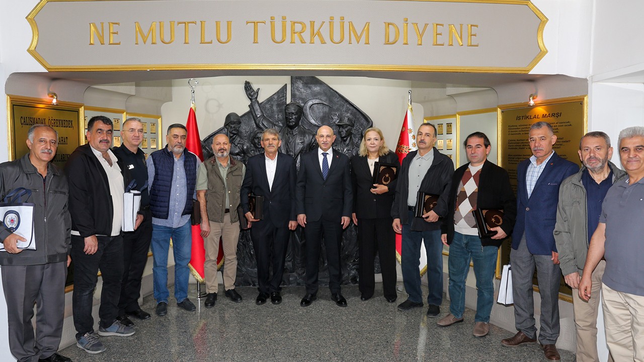 Konya Emniyet Müdürü Maksut Yüksek emekli polislerle bir araya geldi