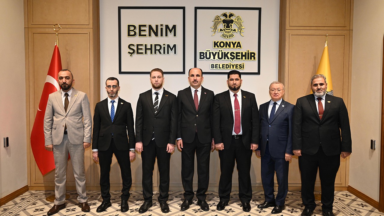 UCLG-MEVA Kongresi için Konya’ya gelen Suriyeli Heyet Başkan Altay’ı ziyaret etti