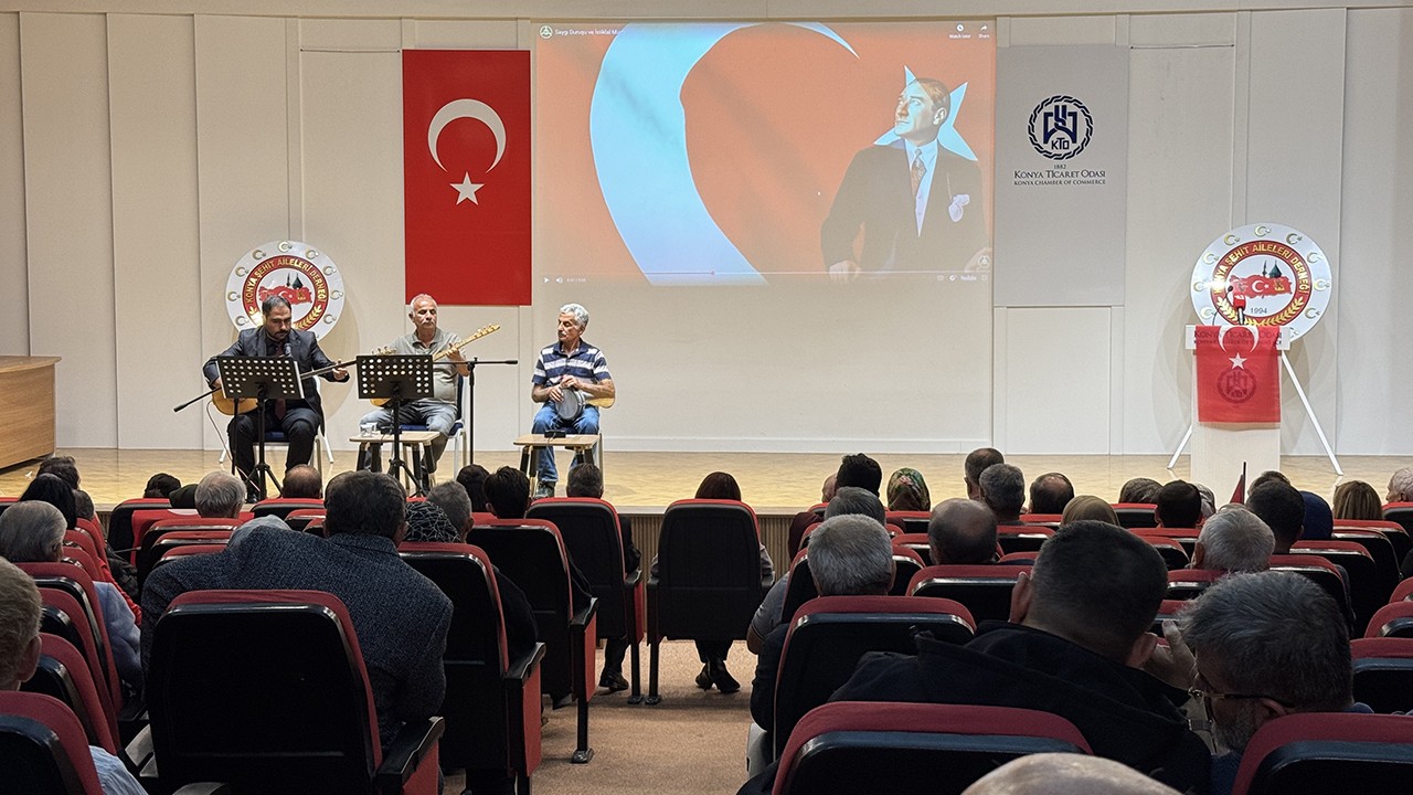 Konya’da şehitlere saygı gecesi düzenlendi