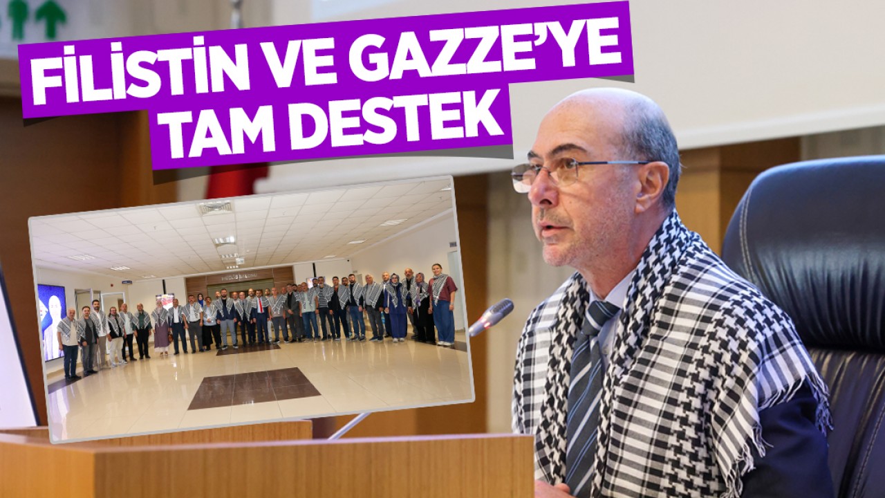 Selçuklu Belediye Meclisi’nden Filistin ve Gazze’ye tam destek
