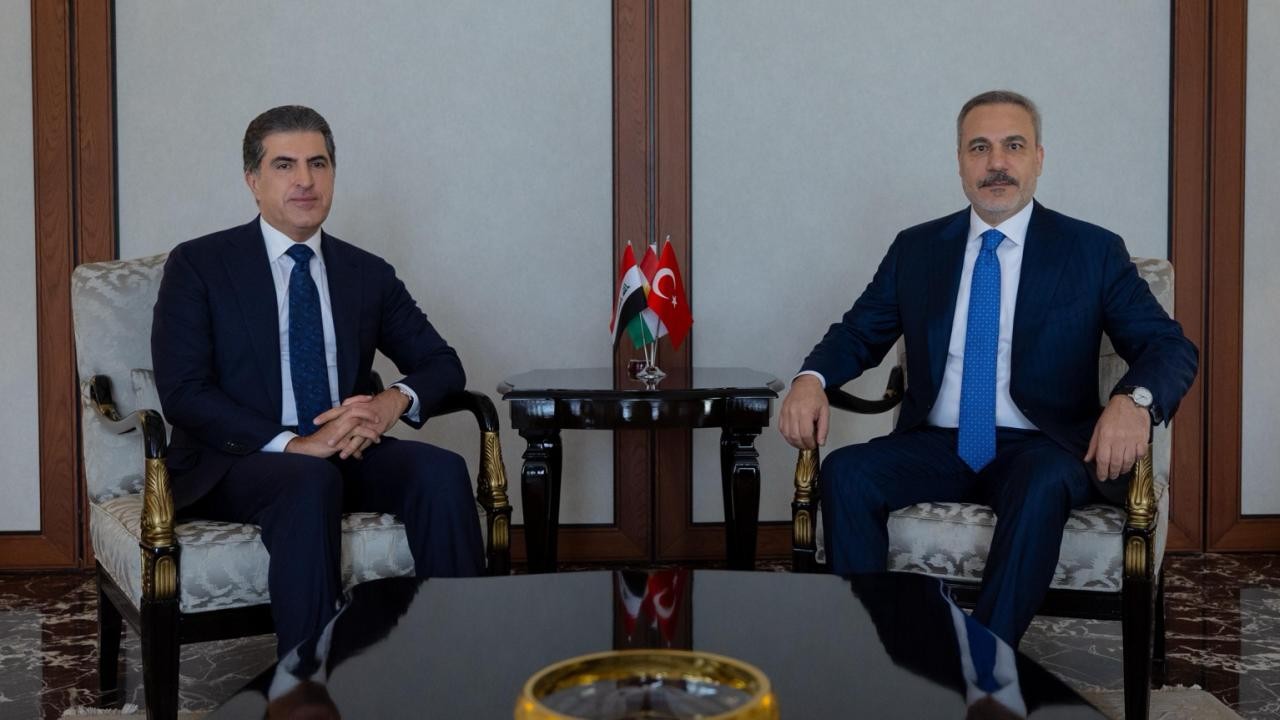 Bakan Fidan, IKBY Başkanı Barzani ile görüştü