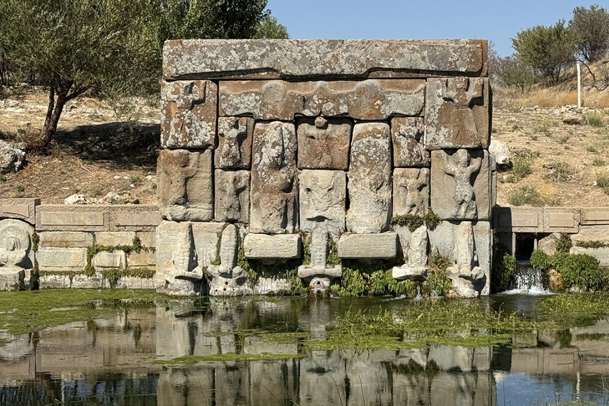 Hititlerin 3200 yıllık su anıtı kuraklıktan etkilenmedi