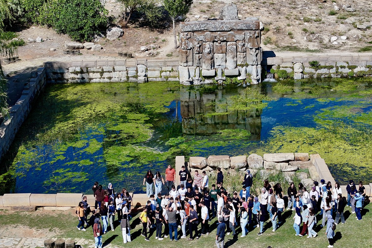 Hititlerin 3200 yıllık su anıtı kuraklıktan etkilenmedi