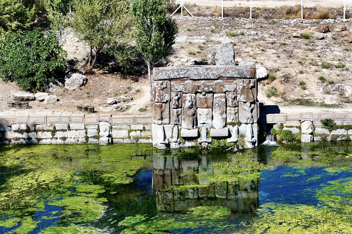 Hititlerin 3200 yıllık su anıtı kuraklıktan etkilenmedi