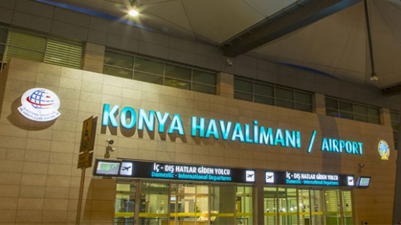 Konya Havalimanı 82 bin yolcuya hizmet verdi