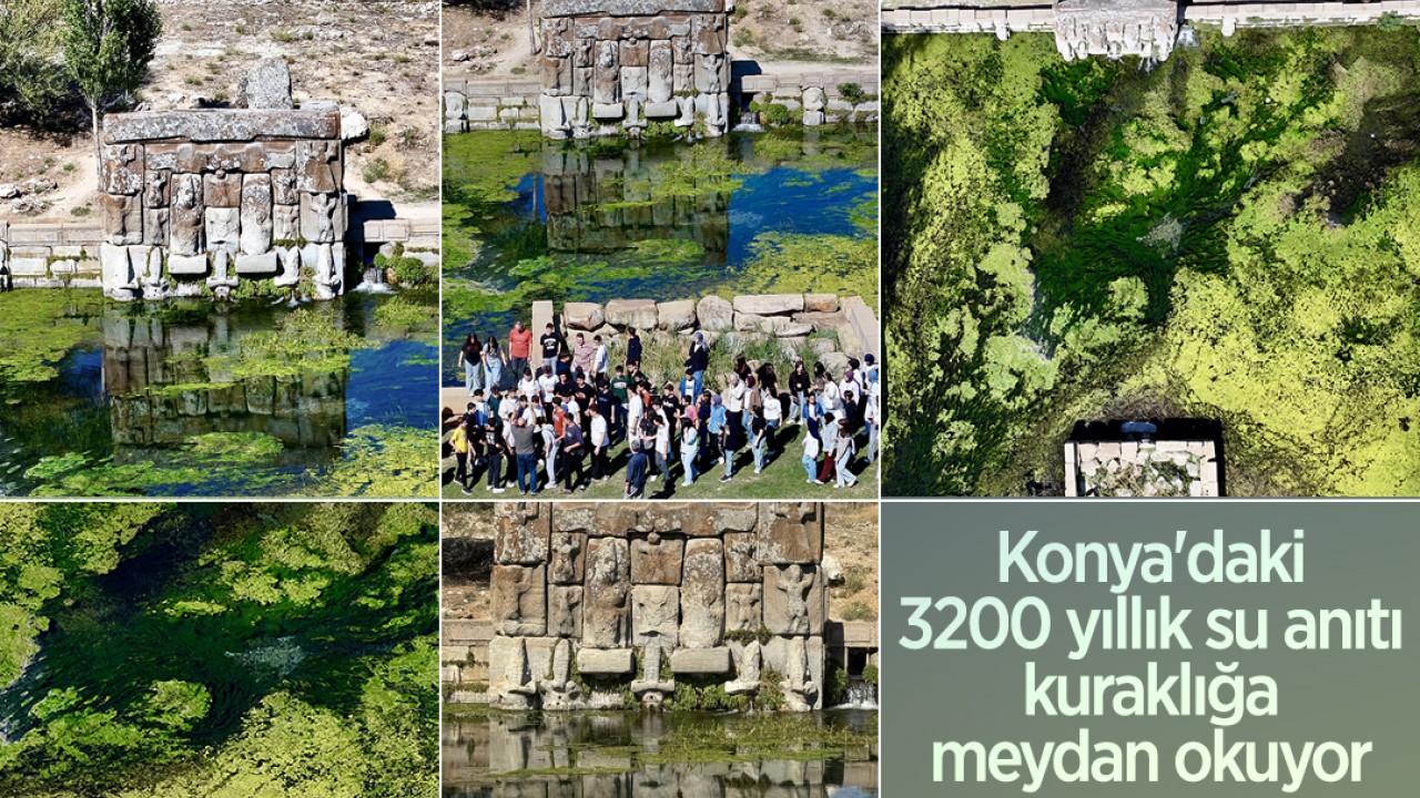 Konya'daki 3200 yıllık su anıtı kuraklığa meydan okuyor