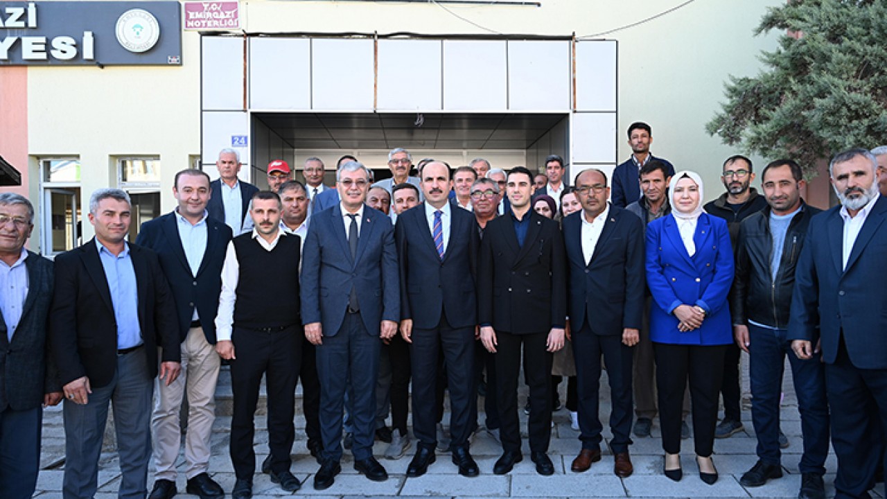 Başkan Altay Halkapınar ve Emirgazi’de vatandaşlarla buluştu