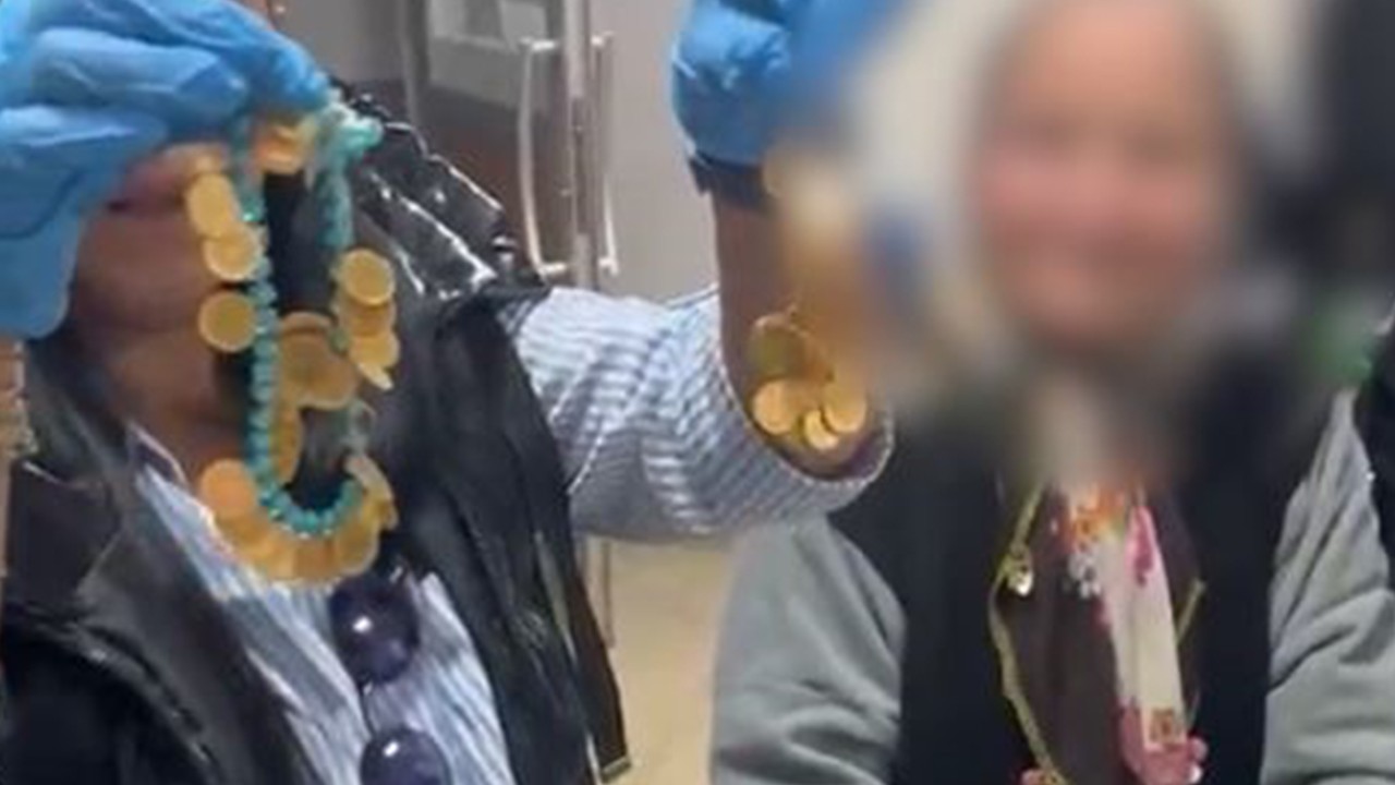 Dilencinin üstünden servet çıktı: 625 bin TL'lik altın ve para ele geçirildi