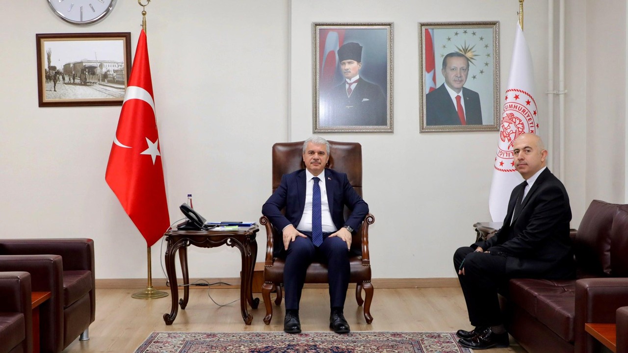 TÜRKSAT Konya İl Müdürü İlhan Ertop’tan Vali İbrahim Akın’a Ziyaret