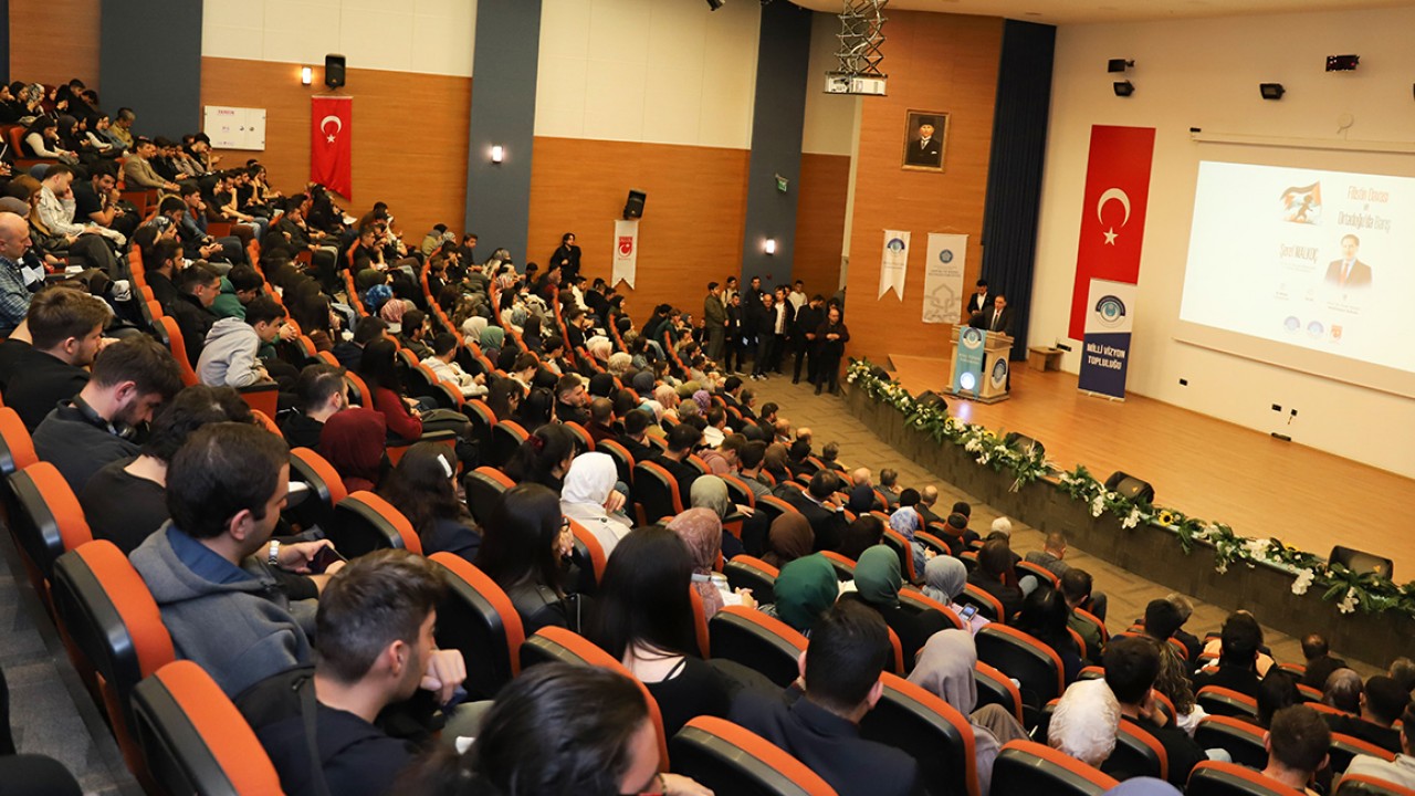 NEÜ’de Filistin ve Orta Doğu barışı konuşuldu