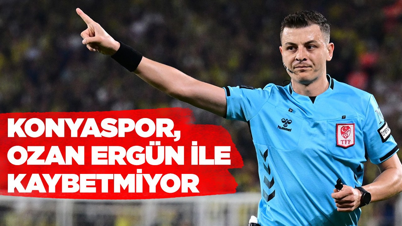 Konyaspor, Ozan Ergün ile kaybetmiyor