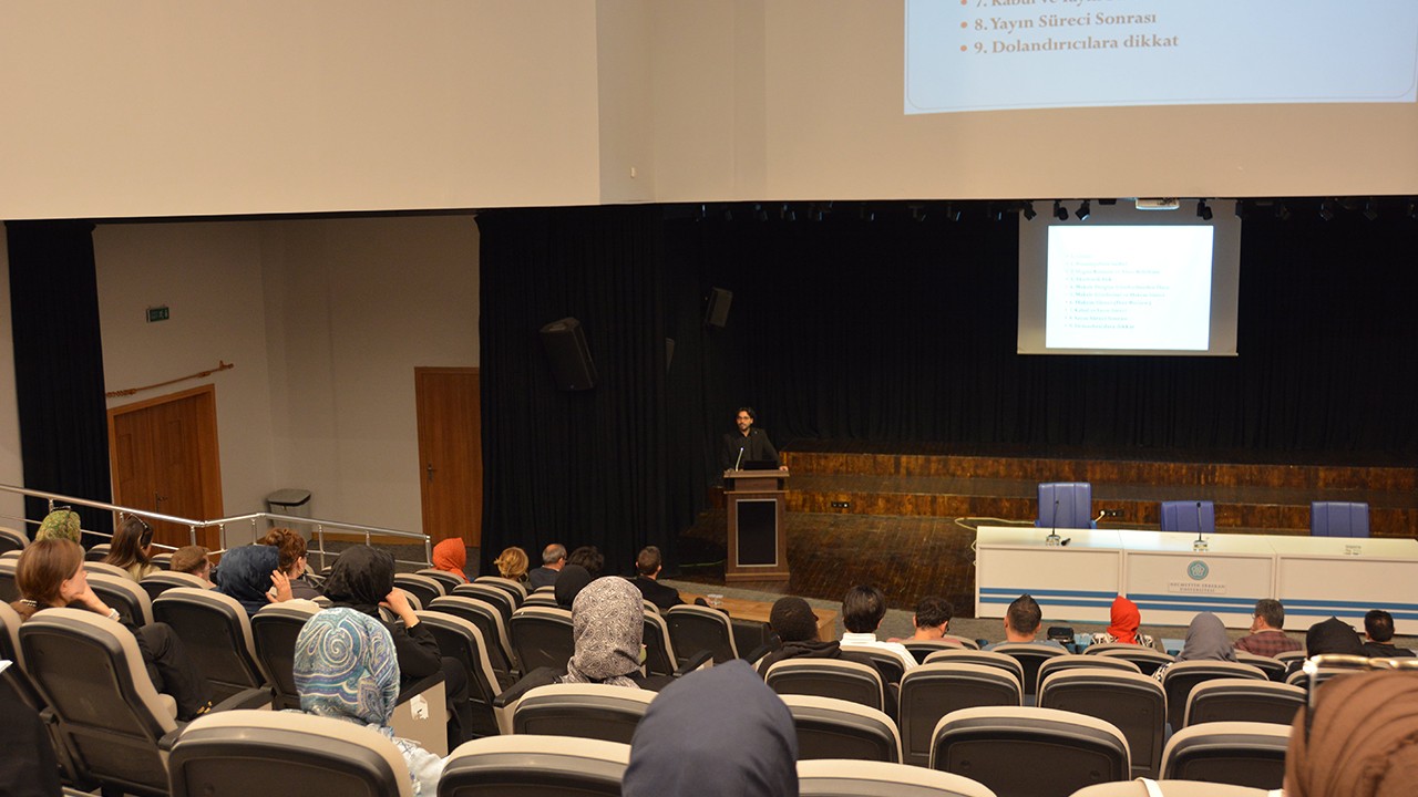 Necmettin Erbakan Üniversitesinde akademik yayıncılığın altın kuralları anlatıldı