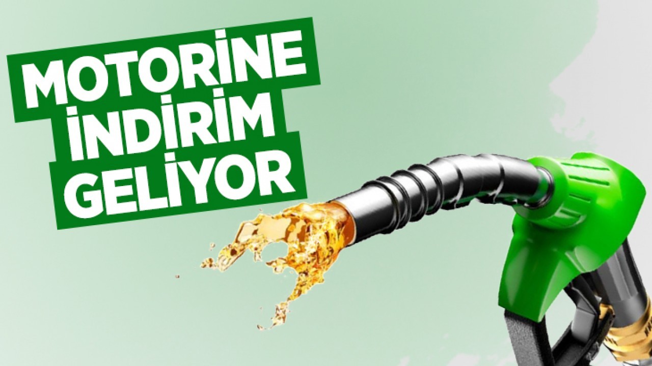 Sürücülere müjde! Motorine indirim geliyor