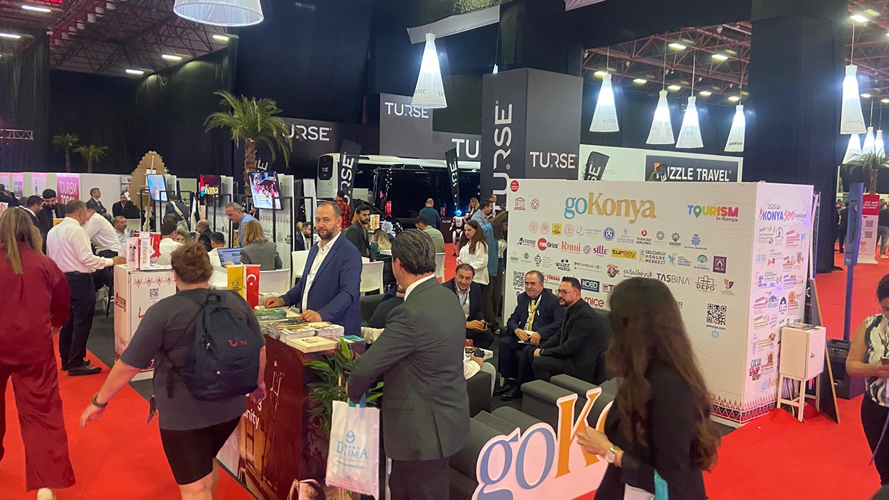 Konya Büyükşehir Antalya Turizm Fuarı’nda Çatalhöyük temasıyla ilgi gördü