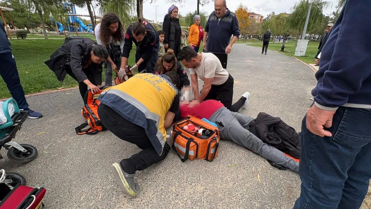 Yürüyüş için parka çıkan adam kalp krizi geçirerek can verdi